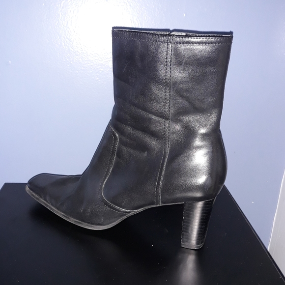 Leather Ankle Boots - Picture 4 of 7